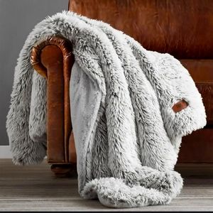 FRYE Artic Luxe Fur Throw 60x70 NEW
